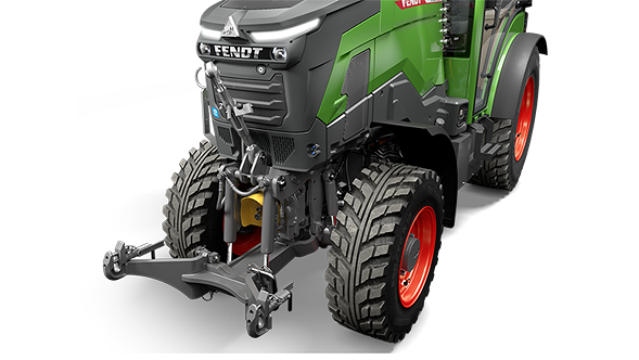 Enhedsgrænseflader på Fendt e100 V Vario De anerkendte enhedsgrænseflader på Fendt e100 V Vario er identiske med alle andre Fendt traktorer.